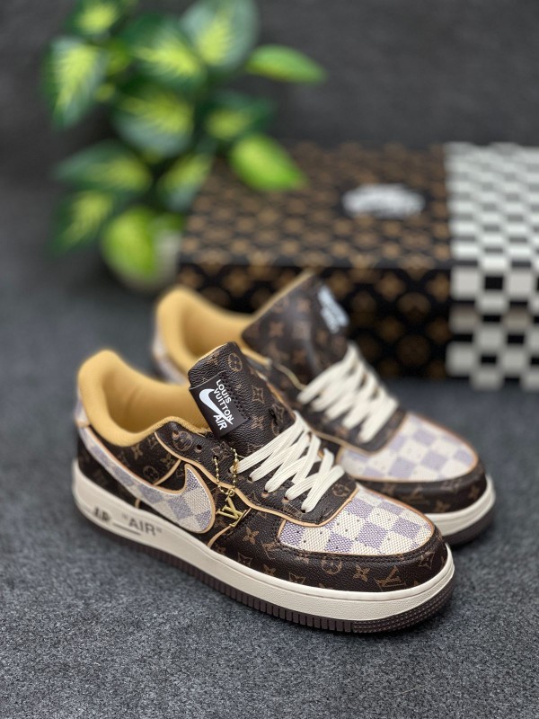 Louis Vuitton x Air Force 1 Low 'Monogram Damier' Pilot Case (oem)
