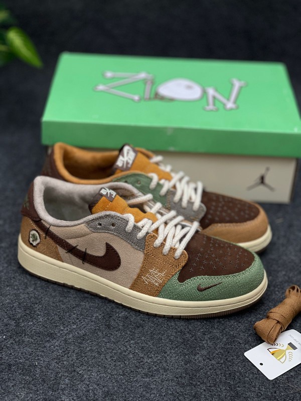 Jordan 1 Retro Low OG Zion Williamson Voodoo (1:1)